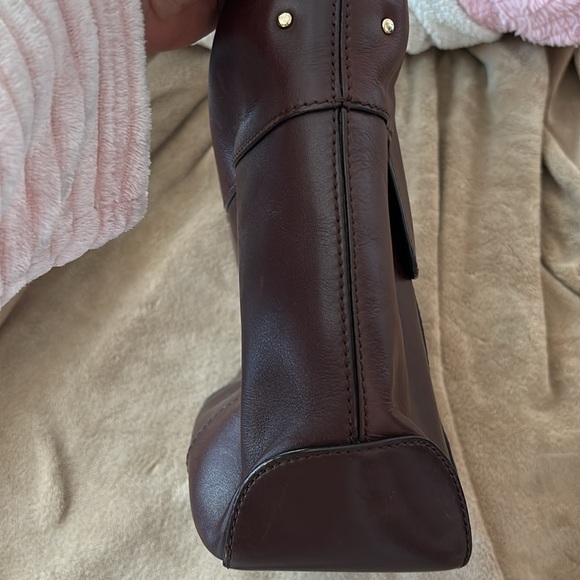 Kate Spade Vintage dark brown leather shoulder bag. Excellent condition. - Picture 6 of 8